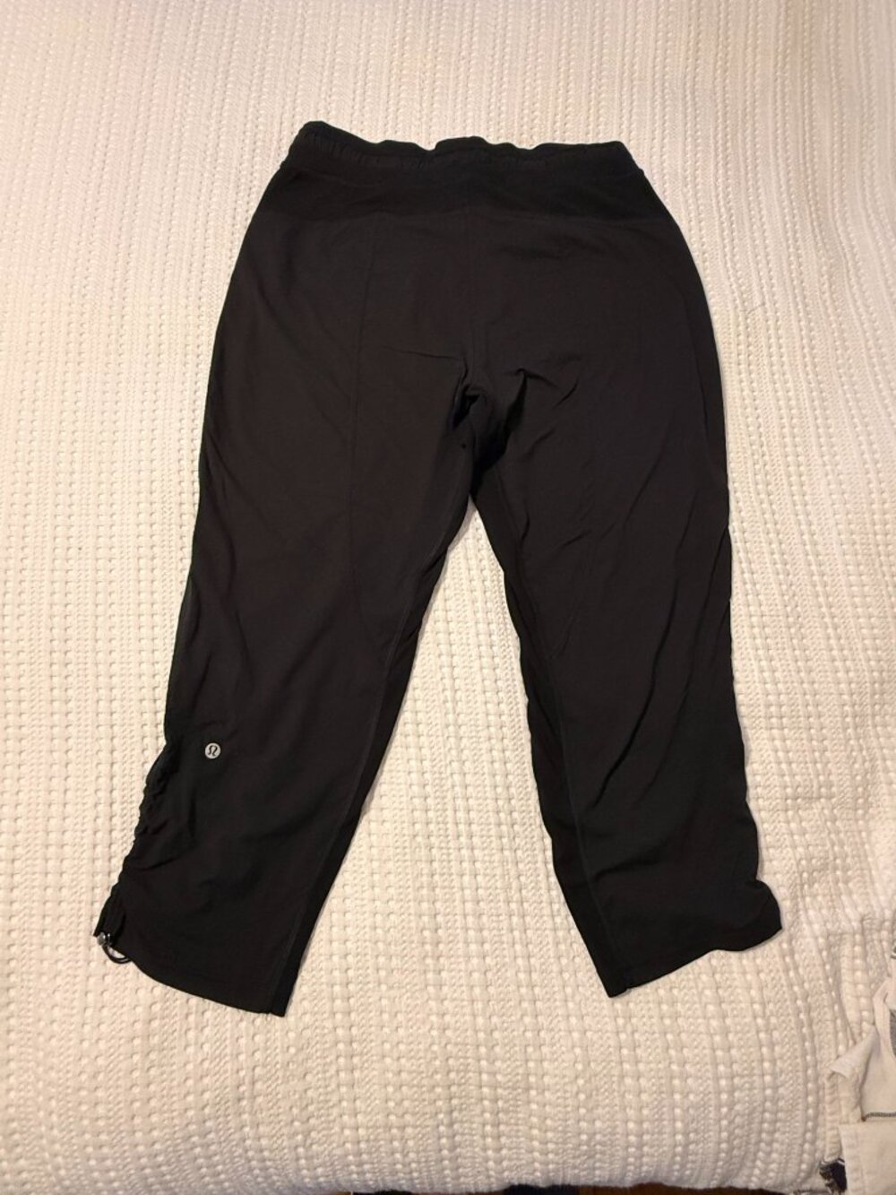 lululemon athletica Black Track Capri Joggers